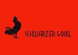 Schwarzer Gockl - Murano Express logo.